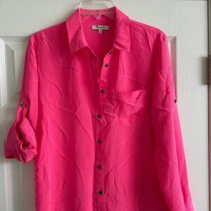 NEW Madewell 100% silk shirt
